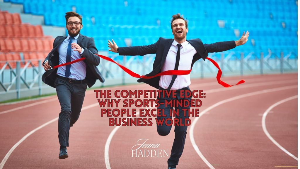 Athletic track representing the competitive edge of sports-minded individuals in business