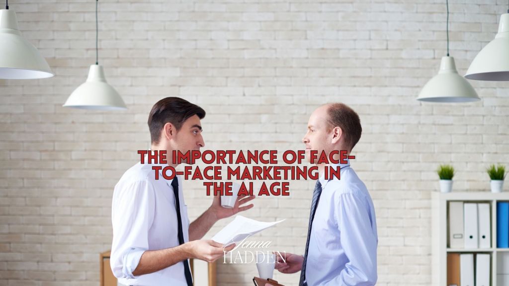 A person engaging in a face-to-face marketing interaction, creating a connection with a customer, fostering trust and loyalty.