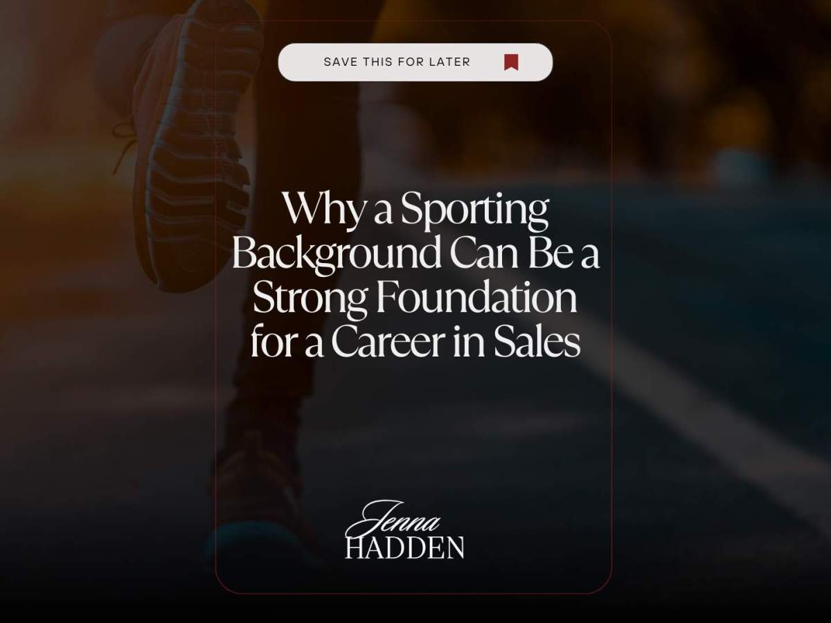 Why a Sporting Background Can Be a Strong Foundation for a Career in&nbsp;Sales